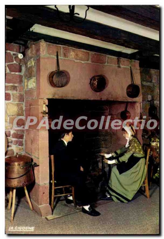 Modern Postcard Brive Standby In the Limousin Cantou Folklore pastourelles