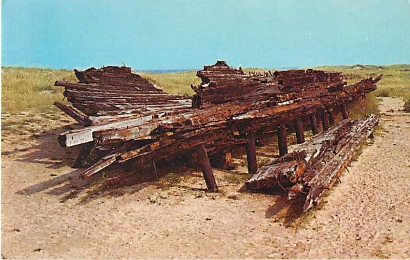 Shipwrecks on the Outer Banks Of North Carolina at Coquina Beach NC Chrome