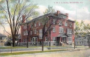 YWCA Building Rockford Illinois 1910c postcard
