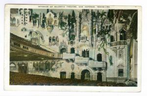 Interior of Majestic Theatre, San Antonio, Texas, Unused PPC