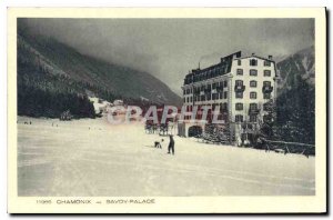 Old Postcard Chamonix Savoy Palace