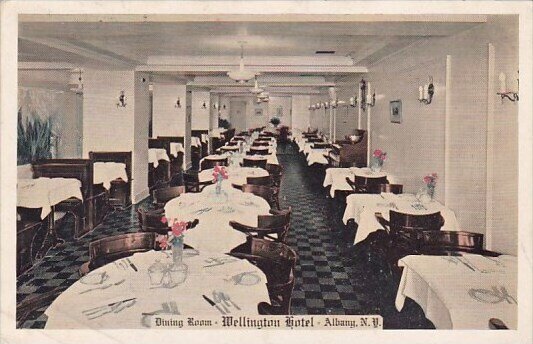 New York Albany Dining Room Wellington Hotel