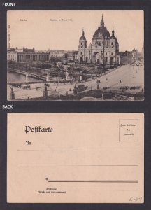 Vinatge postcard GERMANY Berlin Museum and New Cathedral