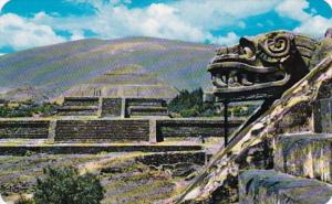 Mexico Teotihuacan Temple Of Quetzalcoatl