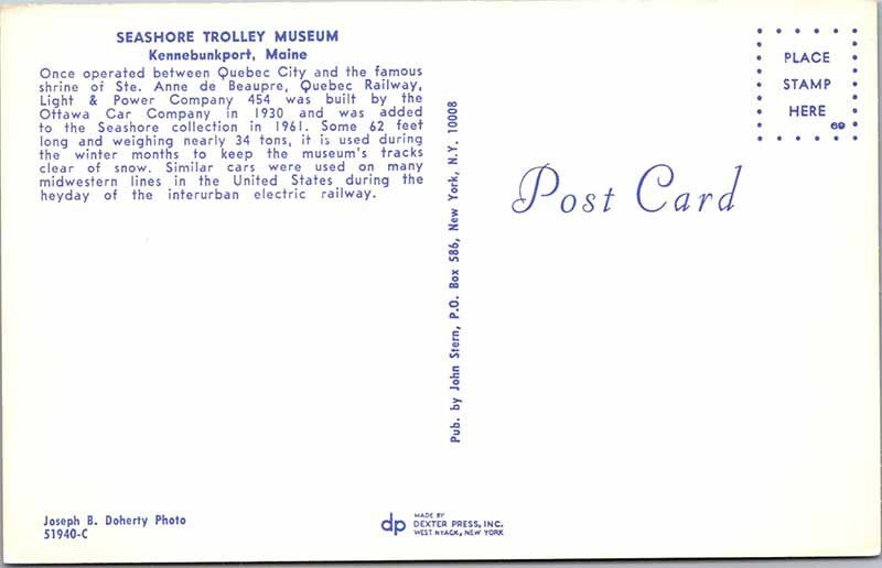 Postcard MUSEUM SCENE Kennebunkport Maine ME AO2044