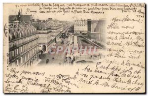 Paris Postcard Old Rue de Rivoli