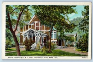 1940 North Platte Nebraska Postcard Former Residence W.F. Cody Buffalo Bill