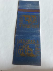 Vintage Matchbook Cover Lock Stock & Barrel Dallas Austin Texas MB183