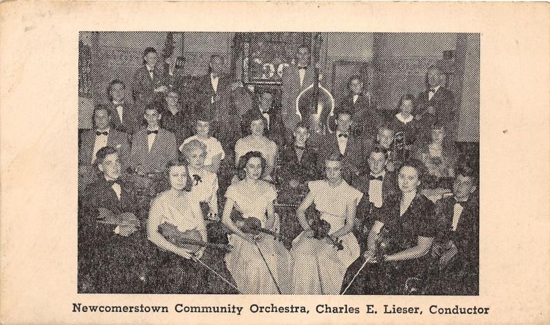 E83/ Newcomerstown Tuscarawas Ohio Non-Postcard c40s Community Orchestra 2