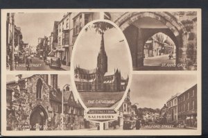 Wiltshire Postcard - Views of Salisbury       RS10087