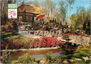 Postcard Modern Floral Park Orleans Source International Flower April to Octo...