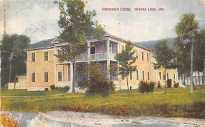 Kosciusko Lodge Winona Lake, Indiana USA 1910 