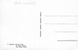 BR20658 Madrid palacio real Spain