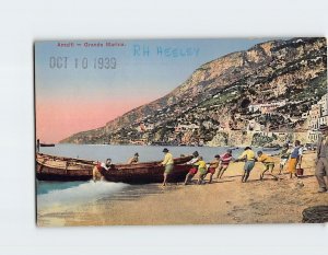 Postcard Grande Marina Amalfi Italy