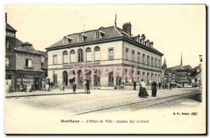 Old Postcard Honfleur The Hotel de Ville Fronts East and North