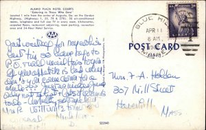 Augusta Georgia GA Motel Vintage Postcard