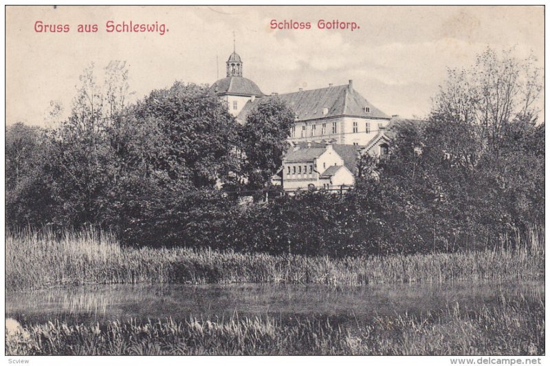 Gruss aus SCHLESWIG , Germany , PU-1907 ; Schloss Gottorp