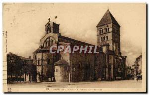 Old Postcard Saint Gaudens L & # 39eglise (collegiate)