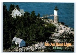 Postcard Isle Au Haut Light Lighthouse, Maine ME est 1907 MS732 * 1