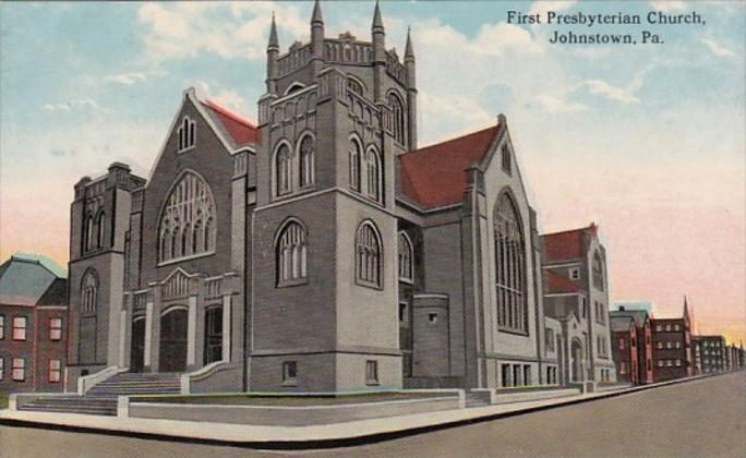 Pennsylvania Johnstown First Presbyterian Church Curteich