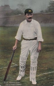 Syd Gregory Cricket Australia Legend Antique Rare Postcard