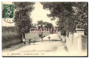 Postcard Old Bernieres Route St Aubin