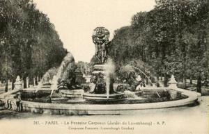 France - Paris, Luxemburgh Palace Garden, Carpeaux Fountain