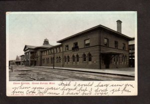 MI Union Railroad Train Station Grand Rapids Michigan Postcard 1907