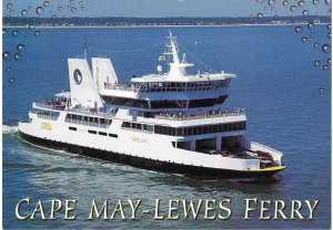 Cape May-Lewes Ferry Boat Cape May New Jersey to Lewes Delaware  4 by 6