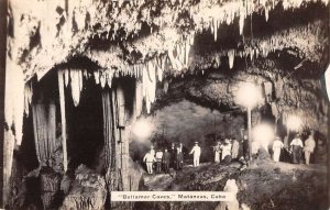 Matanzas Cuba Bellamar Caves Interior Real Photo Postcard AA27867