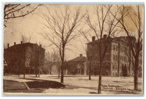 1911 Coe College Exterior Building Cedar Rapids Iowa Vintage Antique Postcard