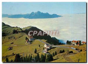 Modern Postcard Rigi Staffel Blick auf und Pilatus Nebelmeer