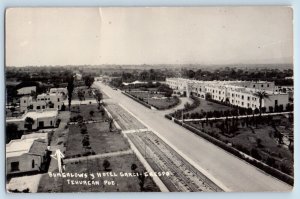 Tehuacan Mexico Postcard Garci-Crespo Bungalows And Hotel c1910 RPPC Photo