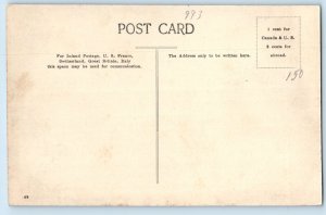 Quebec City Quebec Canada Postcard Short Wallick Monument c1910 Antique