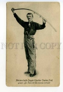 490426 CHARLES FRED Champion Epee FENCING Vintage Passage-Panoptikum Berlin