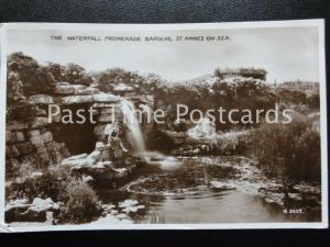 c1937 RP - The Waterfall Promenade, Gardens, St. Annes on Sea