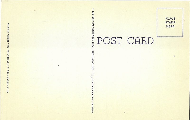 Lake Pancoast Hotel Area Miami Beach Florida