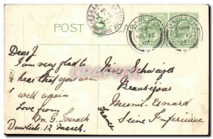 Old Postcard Exeter Cathedral West Front