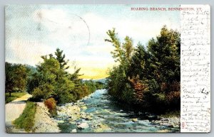 Roaring Branch  Bennington  Vermont   Postcard  1907