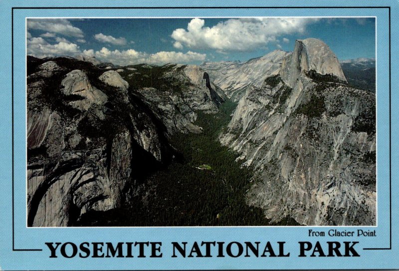 California Yosemite National Park From Glacier Point