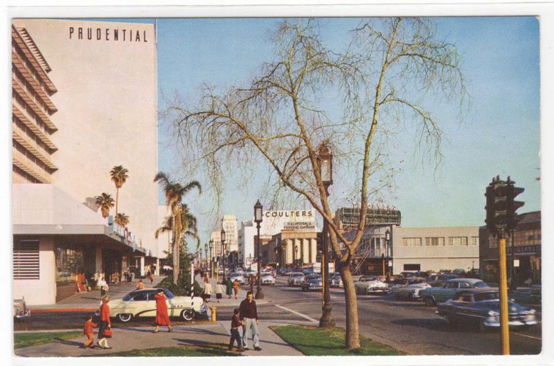 Miracle Mile, Wilshire Boulevard, Los Angeles, 1940s