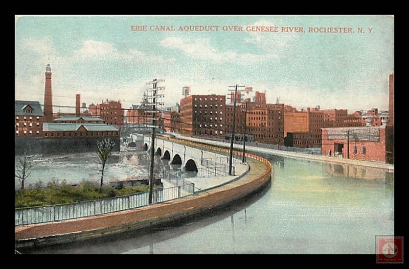 Erie Canal Aqueduct over Genesee River, Rochester, New York