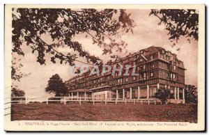 Old Postcard Deauville La Plage Fleurie New Golf