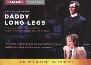 Daddy Long Legs Rare Musical Of Les Miserables Theatre Premiere Postcard