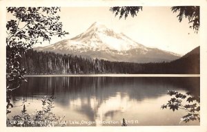 Mount Hood real photo - Lost Lake, Oregon OR  