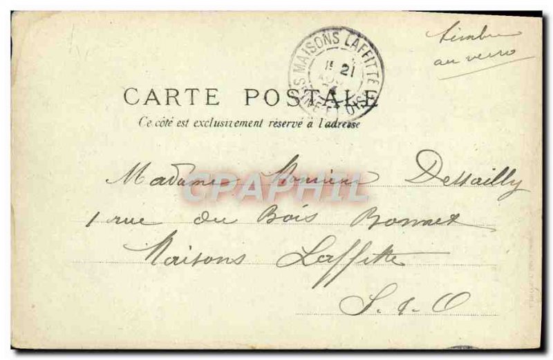 Postcard Old Grand Hotel d & # 39Houlgate