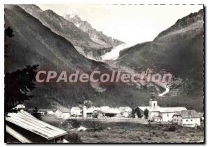 Modern Postcard Argentiere Vue Generale Au Fond Glacier
