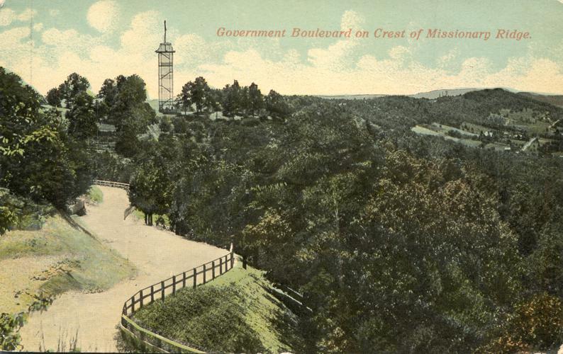 Government Boulevard - Crest of Missionary Ridge TN, Tennessee - DB