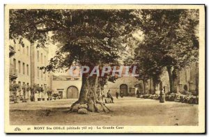 Old Postcard Mont Sainte Odile The Great Court