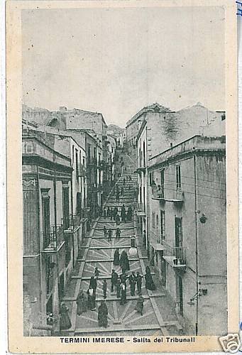 PA095 vintage postcard: TERMS IMERESE - PALERMO-